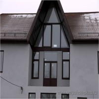 Окна с ламинацией и зеркальной тонировкой п. Кирпичный Пластиковые  ПВХ