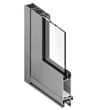 дверная алюминиевая система остекления VIDNAL СПЛ-02